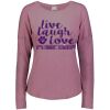 3077 Ladies' Extra Soft Tri-Blend Longsleeve Thumbnail